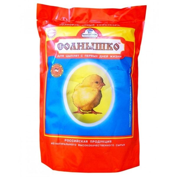 Корм Солнышко с первых дней жизни 3кг